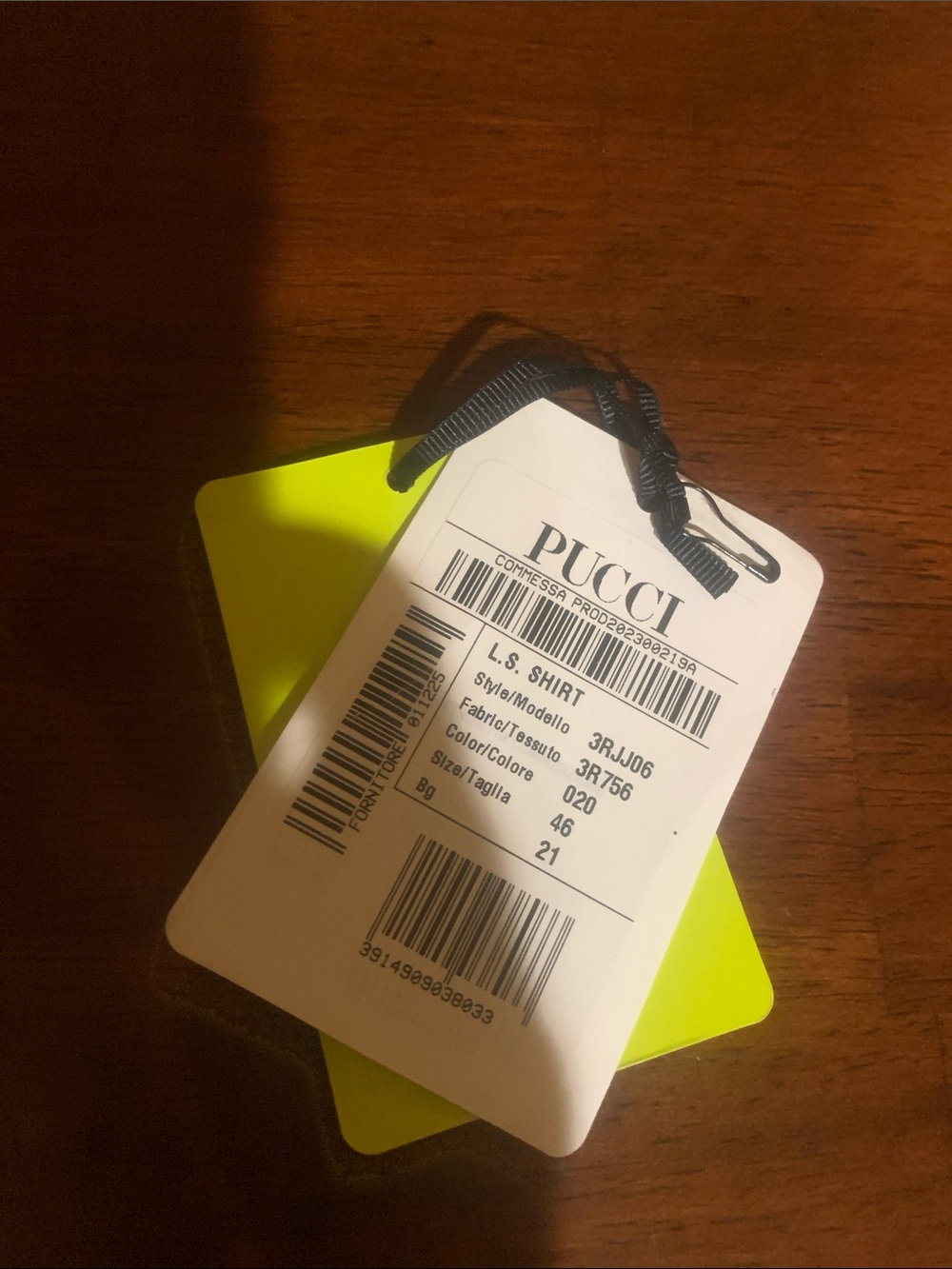 Authentic brand new Pucci ls shirt tag 46. Must have!